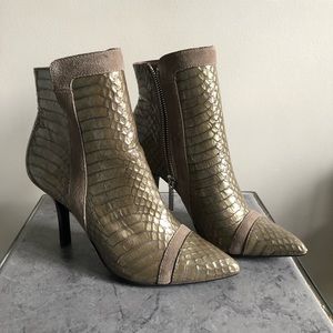 Donald Pliner Snakeskin Booties